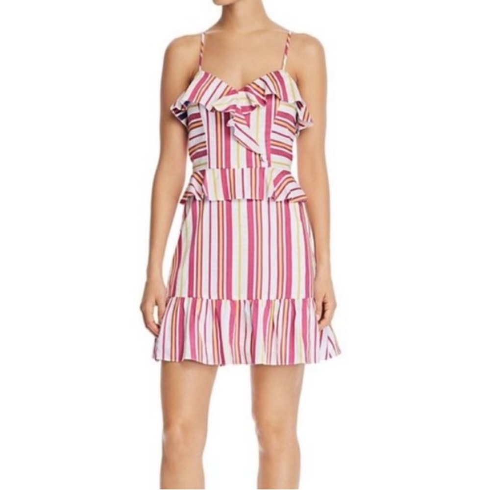 Parker Isadora Peplum Dress, Poolside Stripe